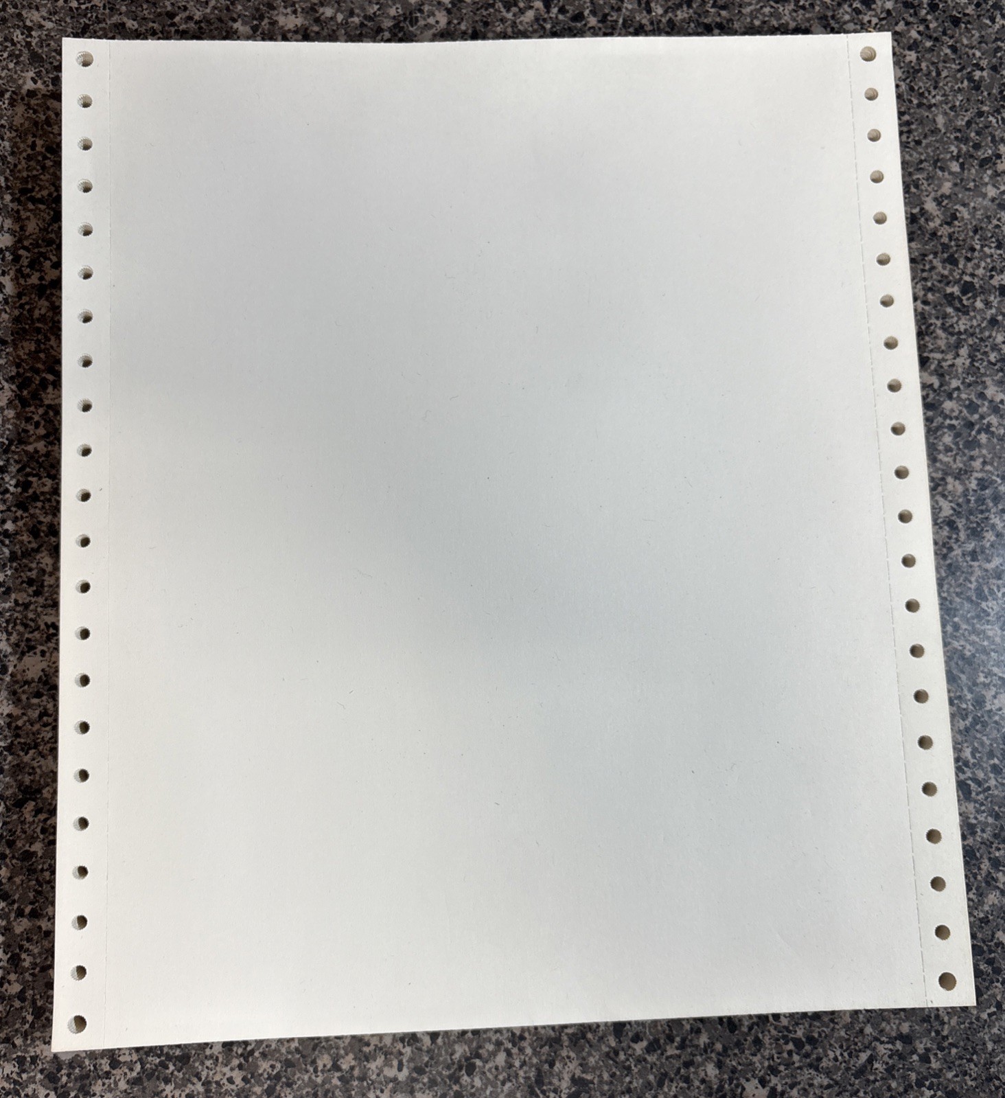 200 Sheets Continuous Fan-Fold Dot Matrix Tractor Feed Printer Paper 9.5×11 inch