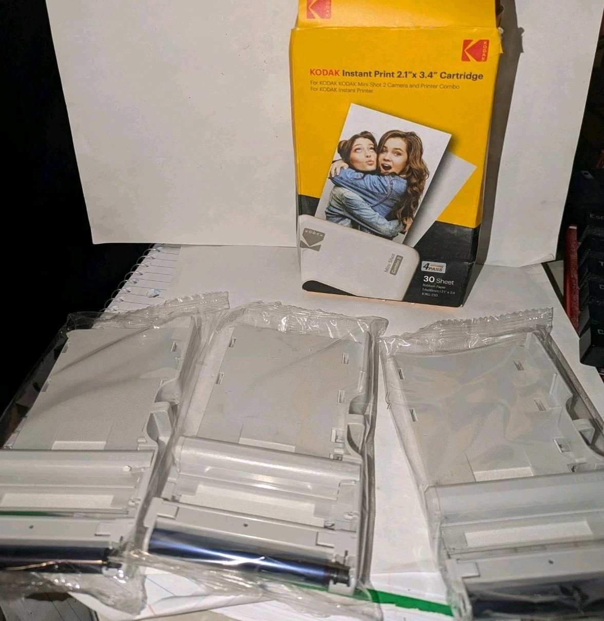 Kodak ICRG 230 Mini Shot 2 Instant Cartridge 30 Sheets 2.1×3.4 OEM
