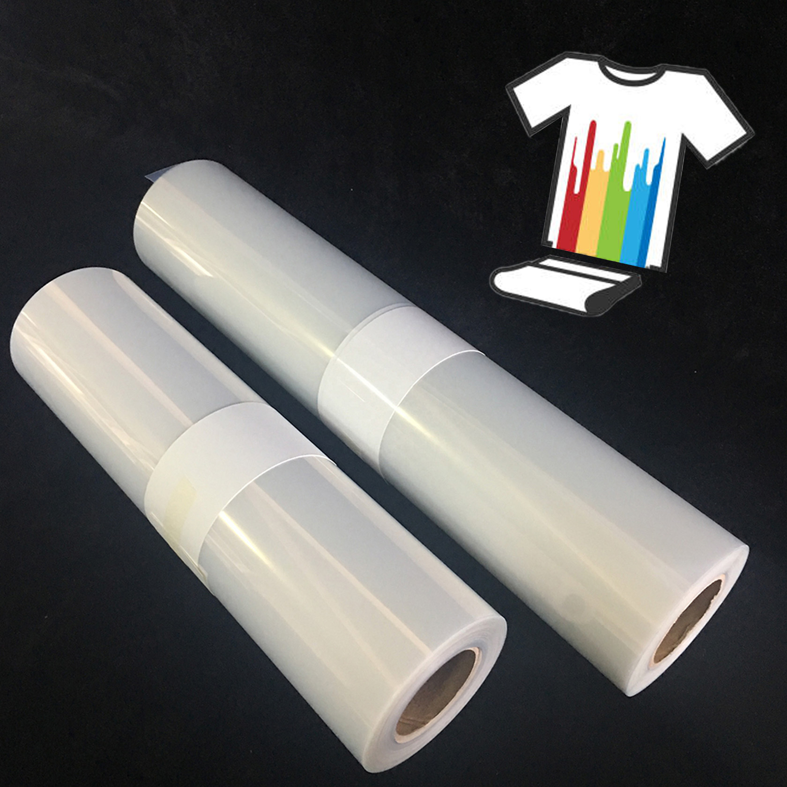 30″x100ft. Waterproof Inkjet Instant Dry Transparency Film 5mil