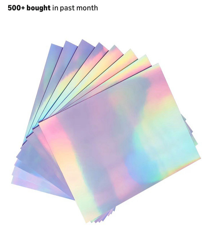 DIY Holographic Sticker Paper – Inkjet Printable, Waterproof Vinyl Letter Labels