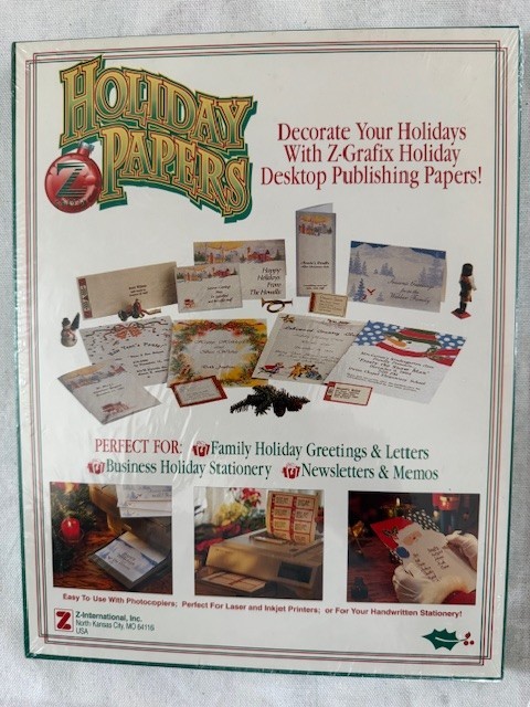 Zgrafix Holiday Papers Letterhead 24 lb. Bond 100 Sheets 8×11