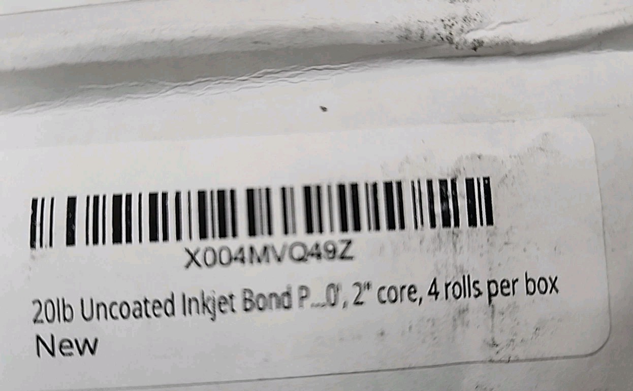 NEW Plotter Paper Guys 20Lbs Inkjet Bond Paper 30″ x 150″ (2″ CR, 4 Rolls)