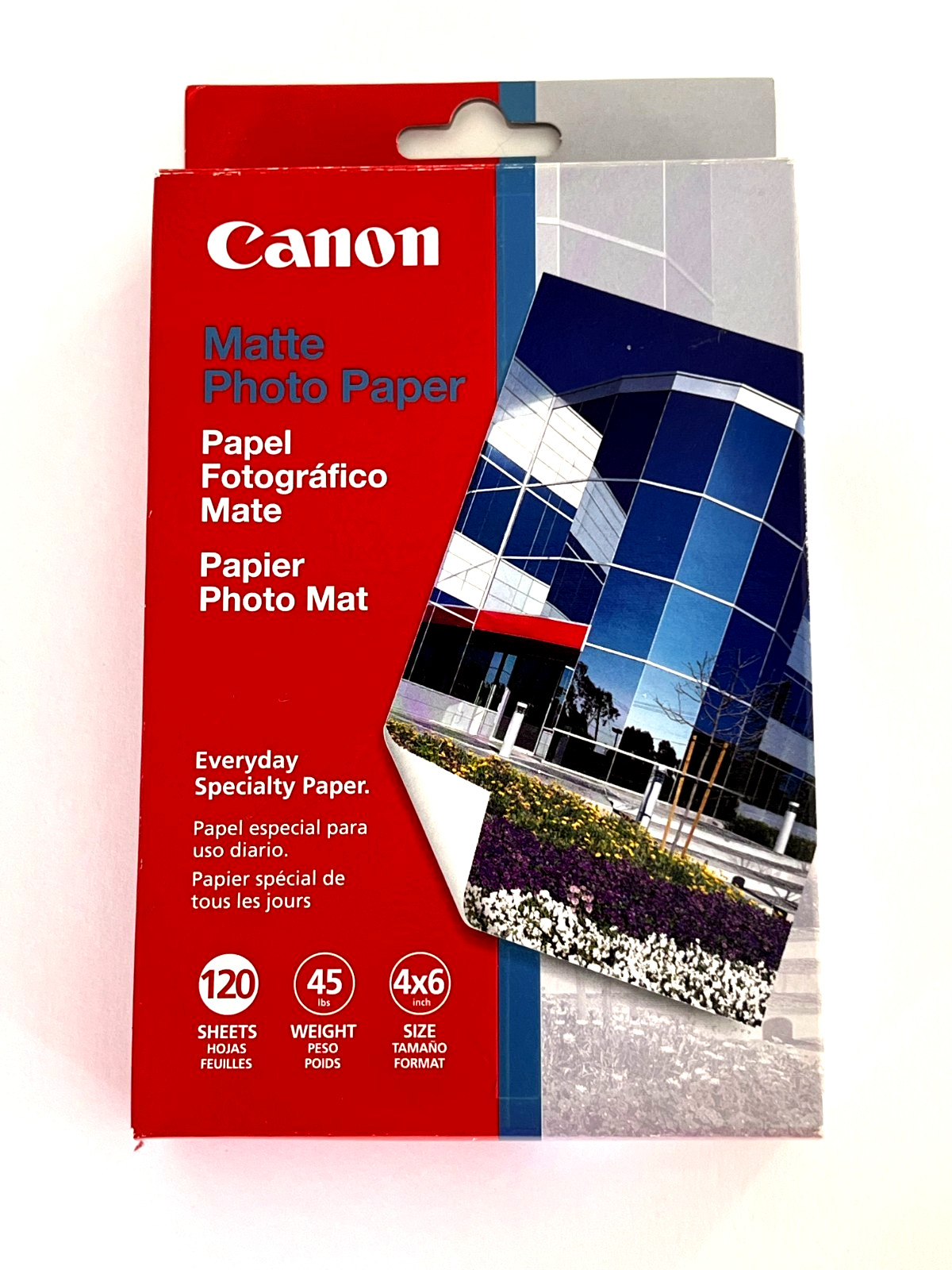Canon Matte Photo Inkjet Paper, 8.5 mil., 4×6″, 120 Sheet Pack
