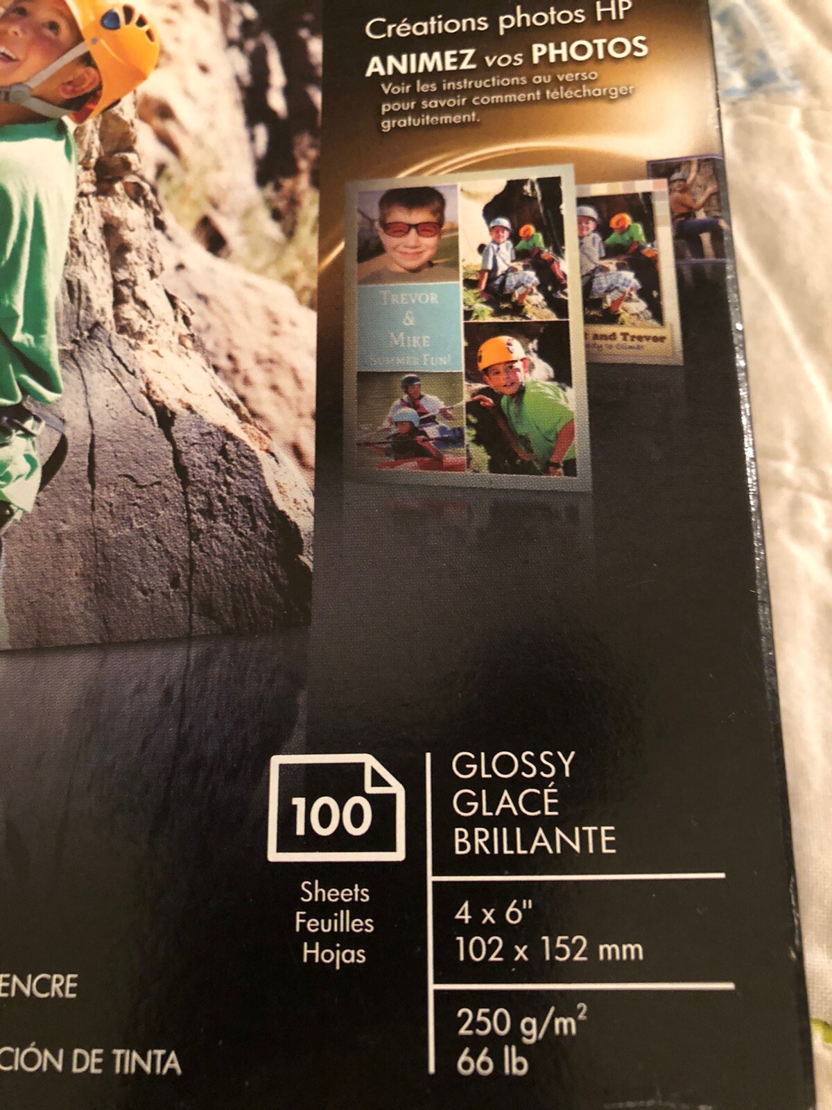 HP Advanced Photo Paper 4X6 Glossy NEW Sealed 100 Sheets