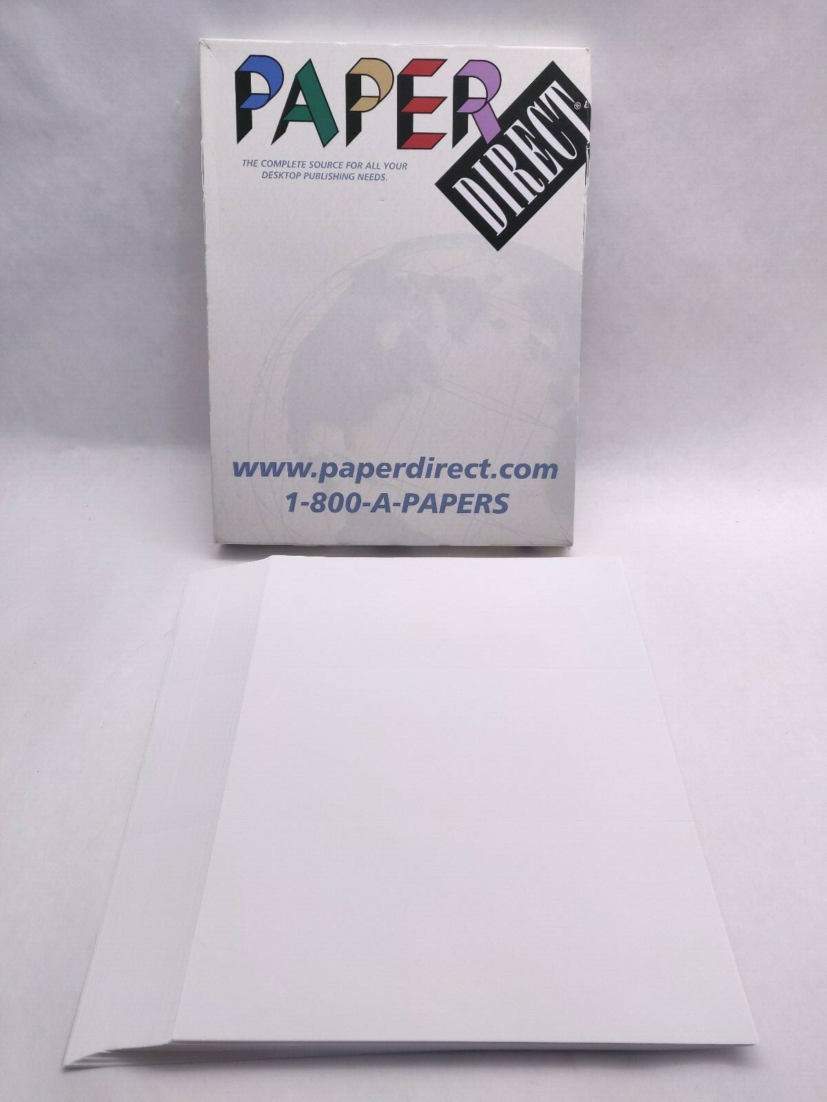 Paper Direct PhotoImage Tri-Fold Brochure 100 Sheets – Laser Semi-Gloss 3 Panel