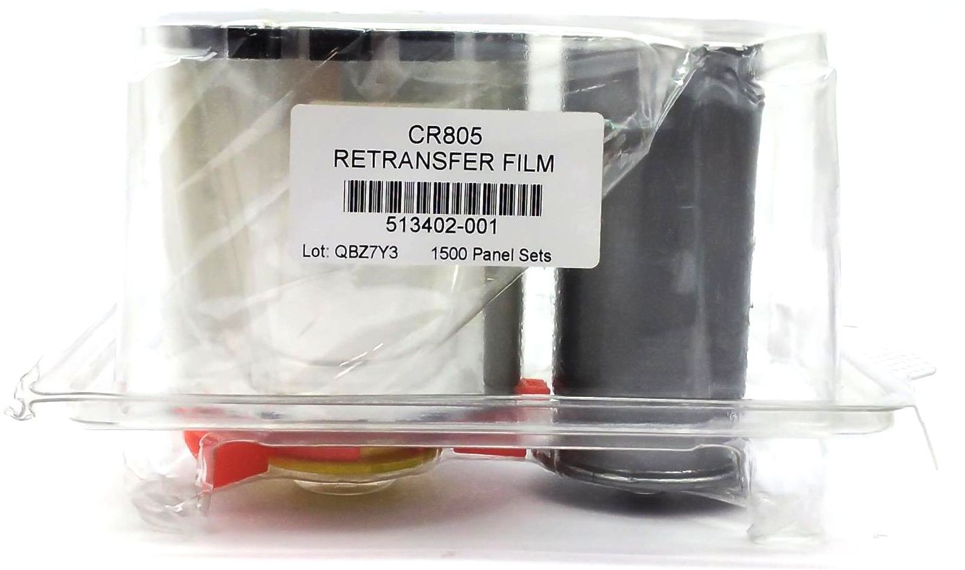 Datacard CR805 ID Printer Retransfer Ribbon Film 513402-001 Genuine OEM
