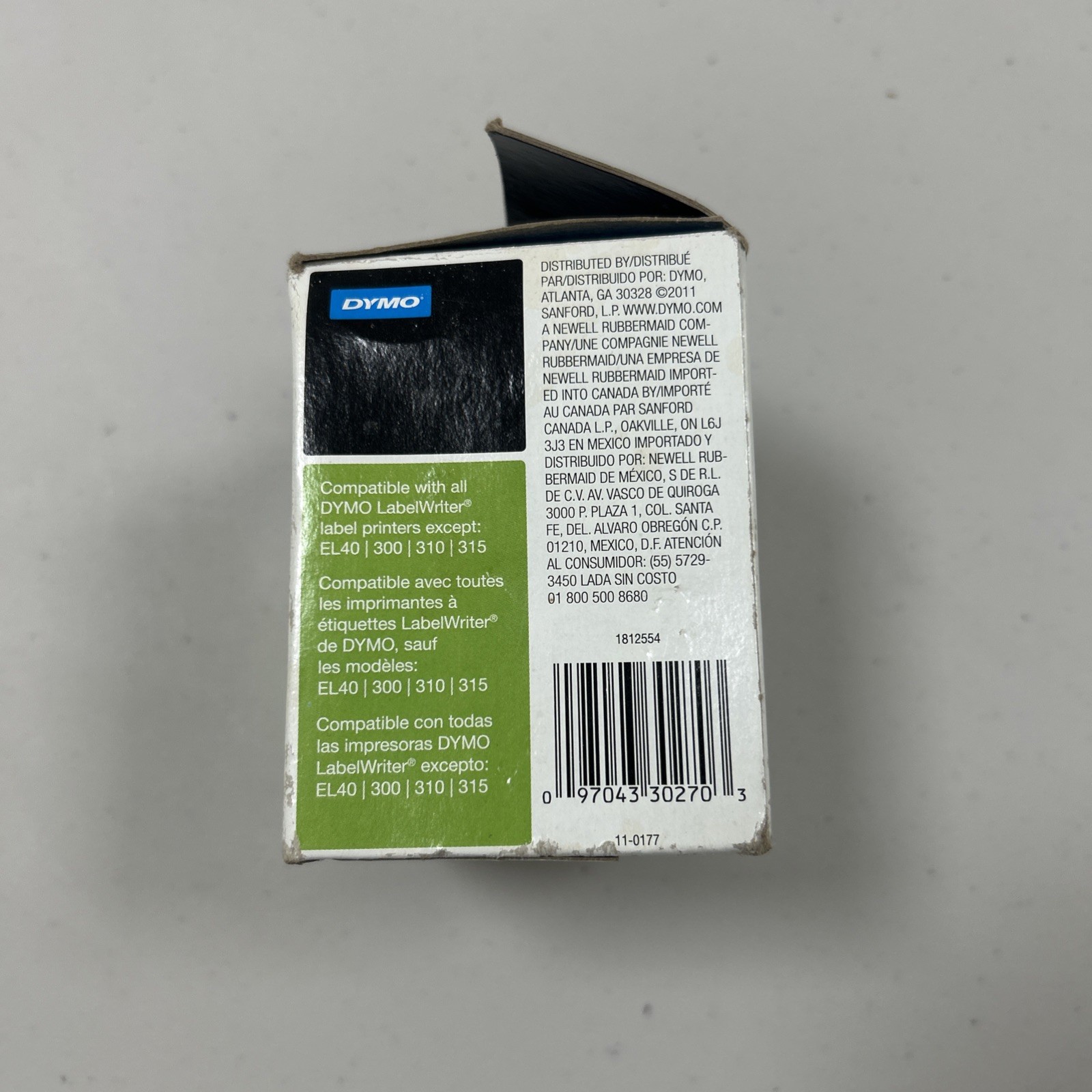 DYMO LabelWriter Continuous-Roll Receipt Paper 2-1/4″ x 300 White 30270
