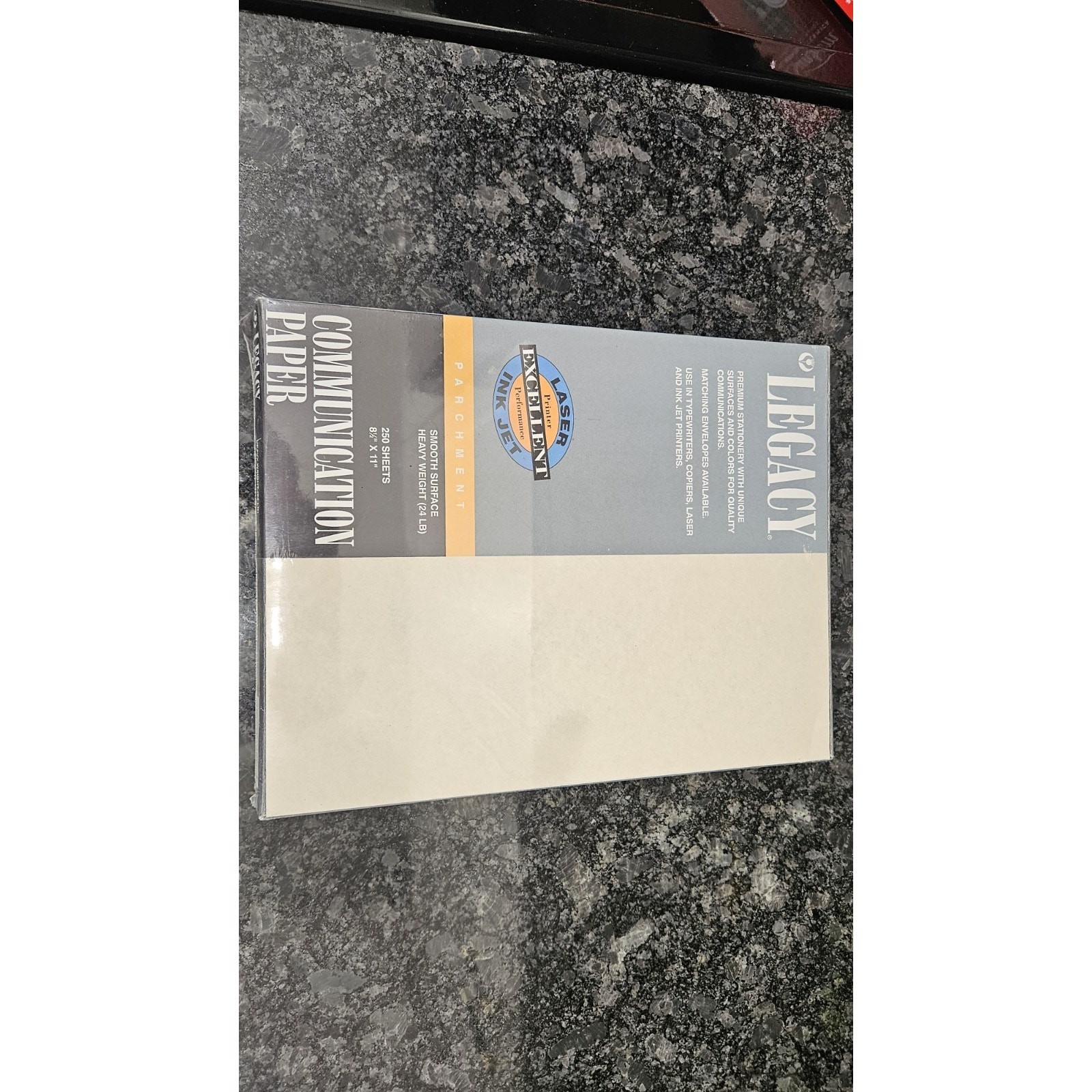 Inkjet & Laser Printer Paper, 8.5″ X 11″, 24 U Lb., Ivory Parchment, 250 Sheets
