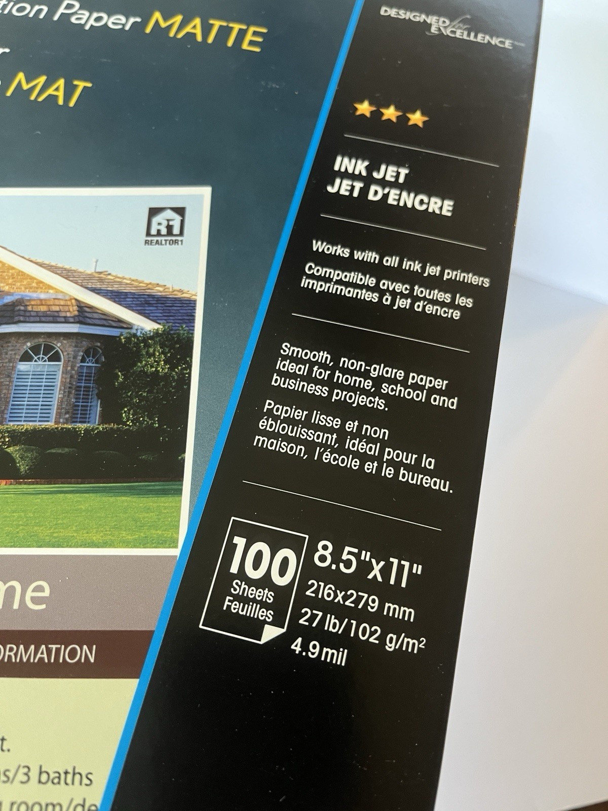 S041062 Matte Presentation Paper 27 lbs. Matte 8-1/2 x 11 white, New