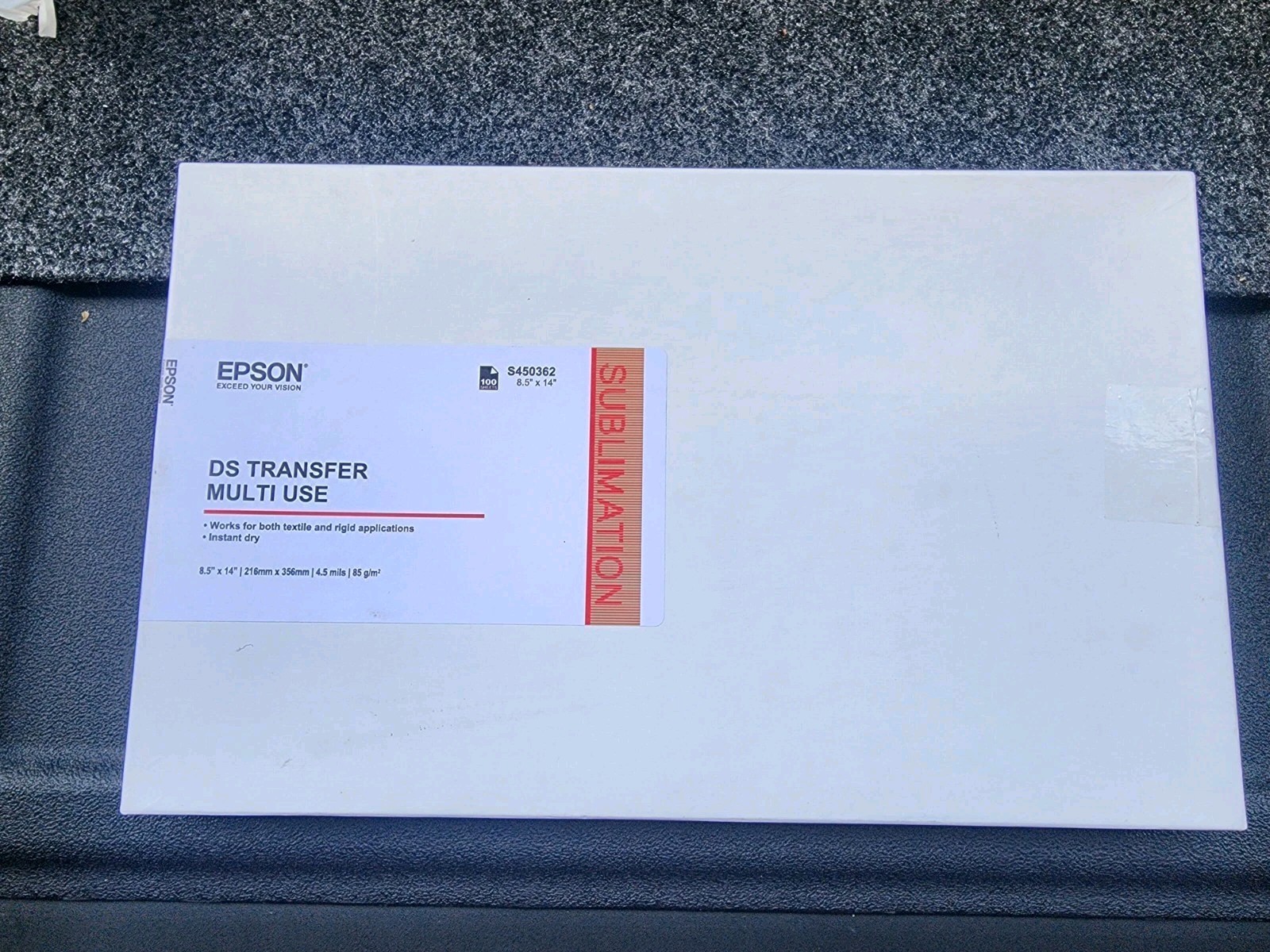 Epson S450362 DS TRANSFER MULTI-USE PAPER, 8.5X 14 SHEET 100 sheets