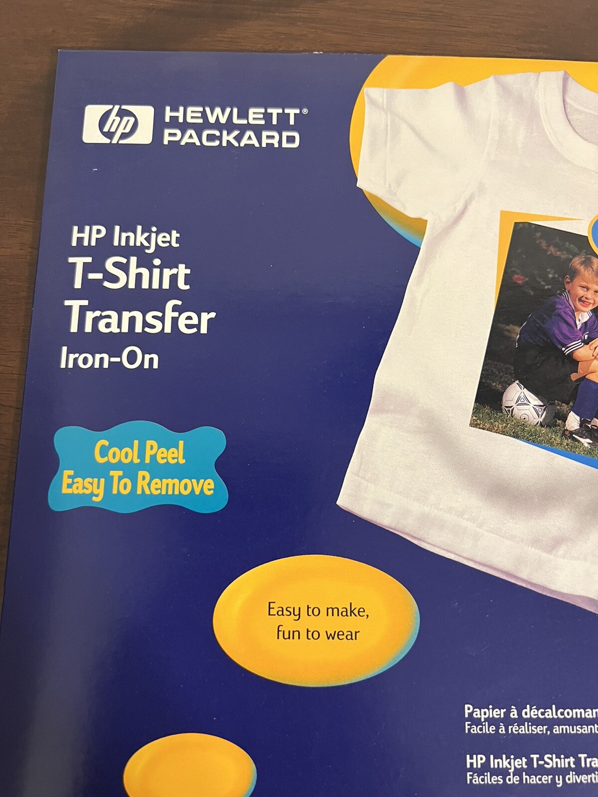 2 Packs New Sealed HP Inkjet T-Shirt Transfer Iron-On Sheets, 10 sheets New