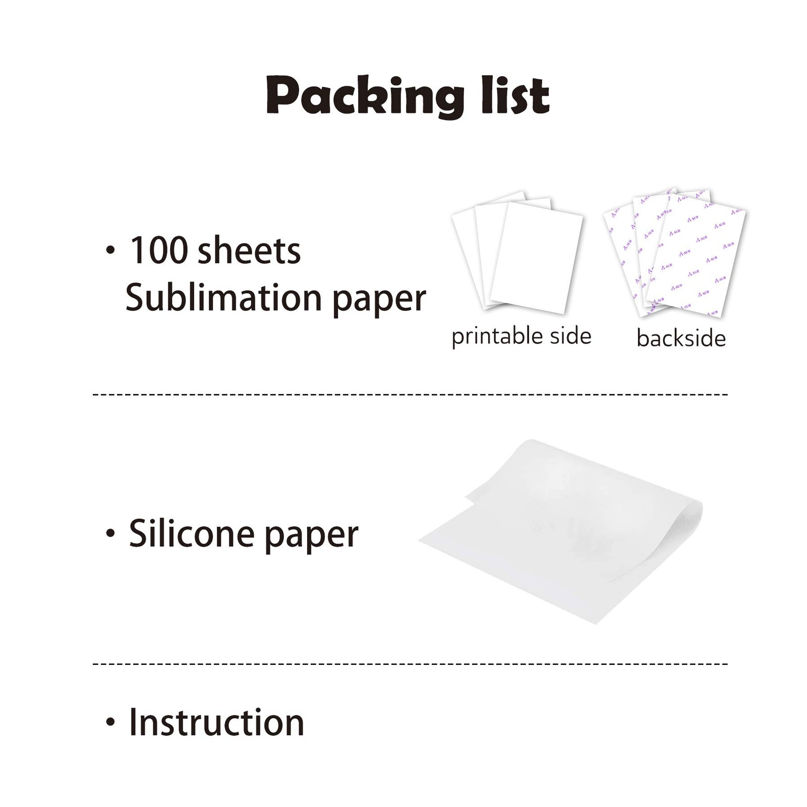 Sublimation Paper 4×9.5 Inch for DIY Unique Christmas Gifts Compatible with I…