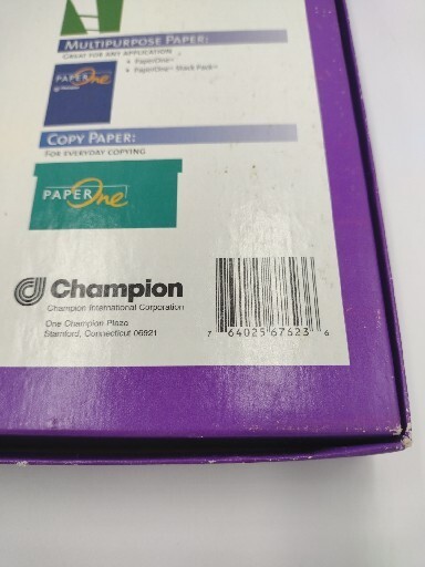 Champion Ink Jet Paper Matte Finish 2 Side Weight .28 lbs 8 1/2″ x 11″