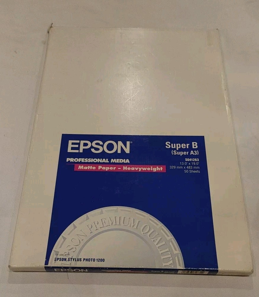Epson S041263 . Premium Matte Presentation Paper – White (24/Pack) Opened