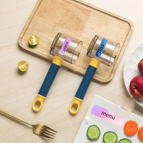 9 Rolls Colored D30 Label Tape, 1440 Pcs 12 x 40mm Label 0.47×1.57 in Colorful