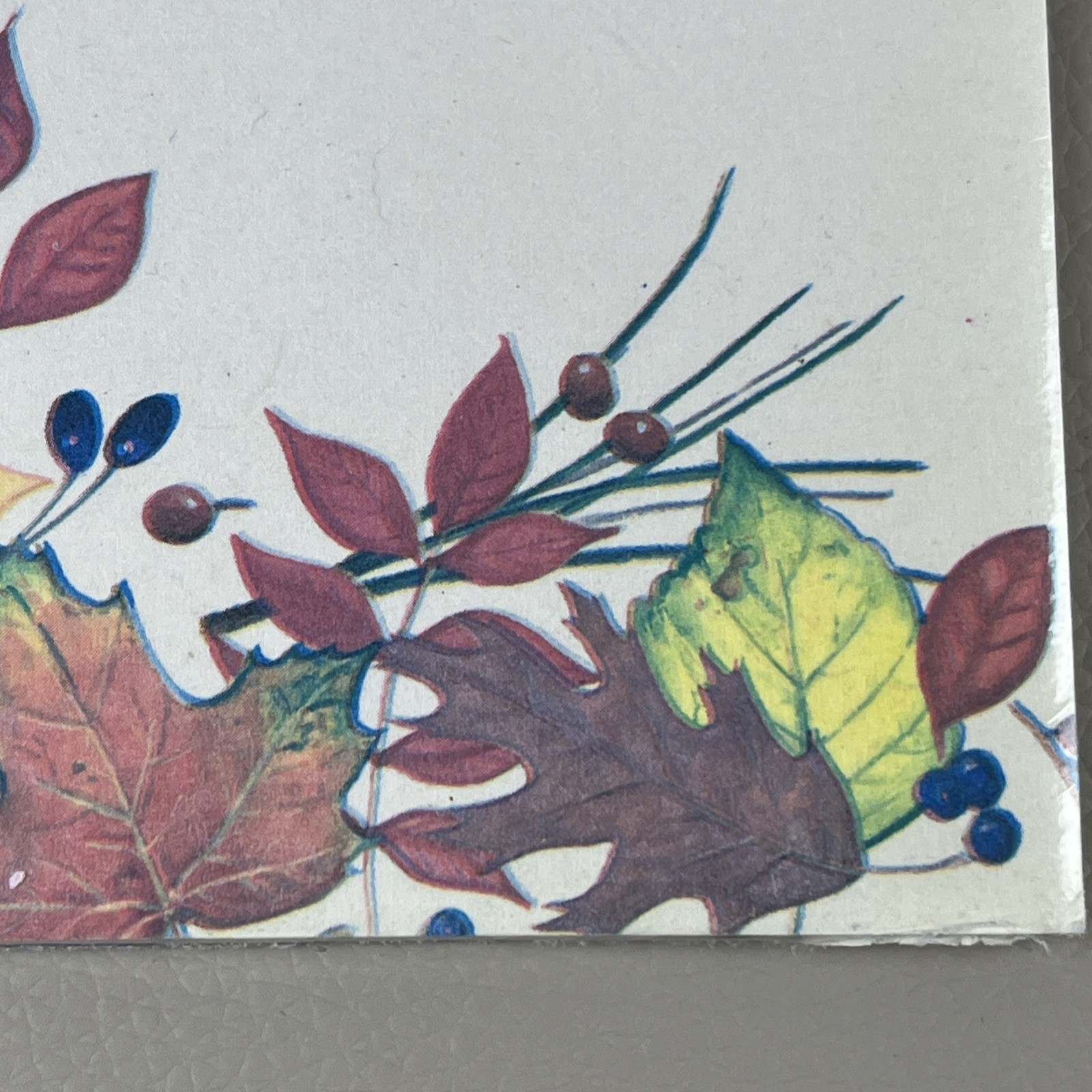 Computer Printer Paper 40 Sheets 8.5″ x 11″ Greenbrier Fall Leaves Vintage