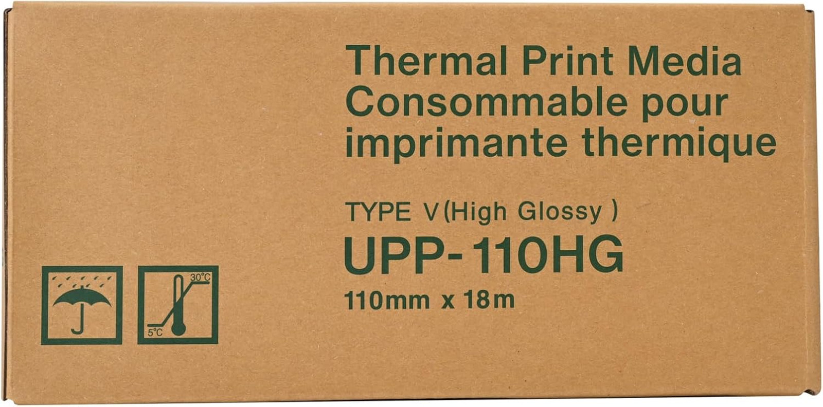 Compatible UPP-110HG 5 Rolls Ultrasound Thermal Print Paper,High Gloss Ultrasoun
