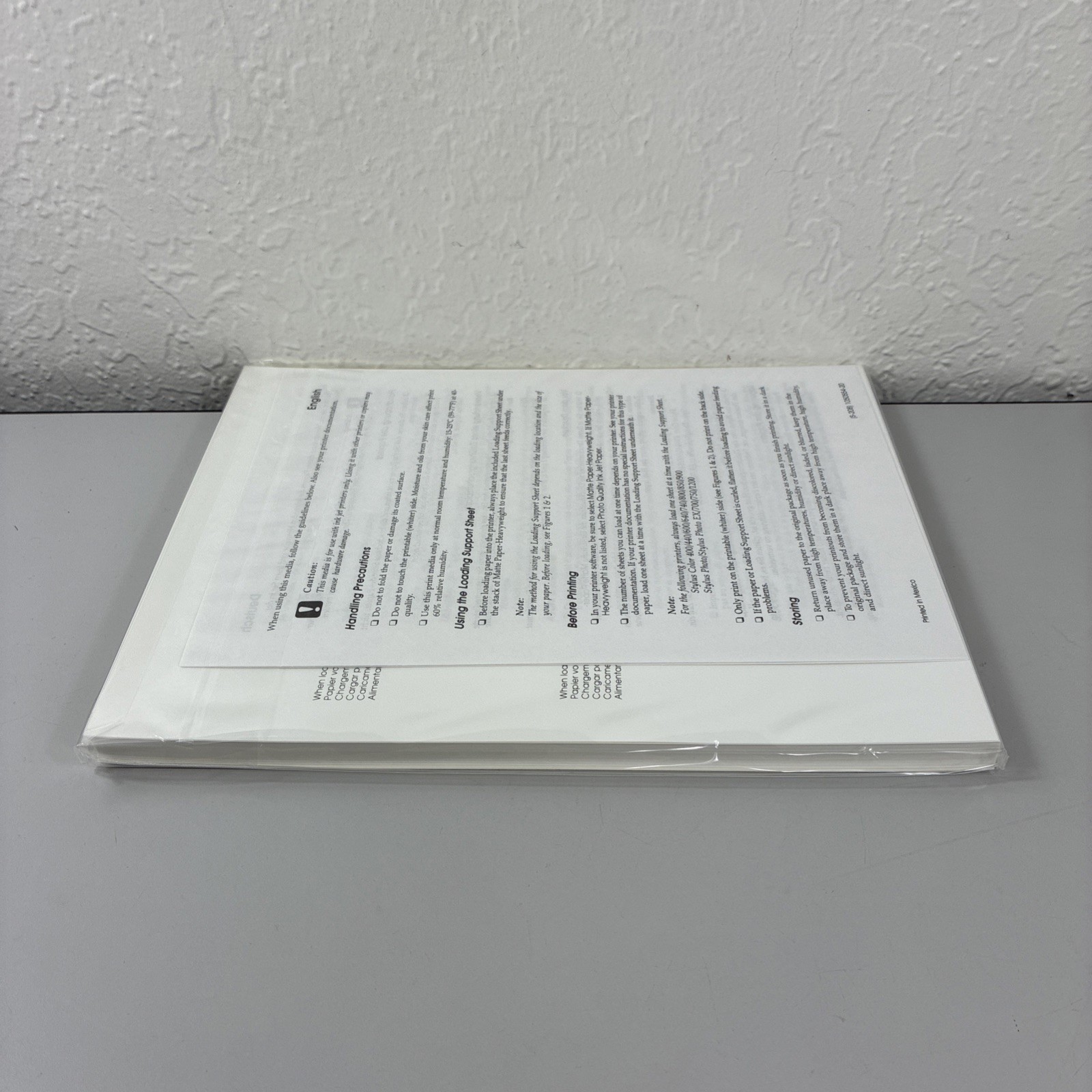 Epson S041257 Ink Jet Printer Matte Paper Heavyweight 50 Sheets Non-Glare Finish