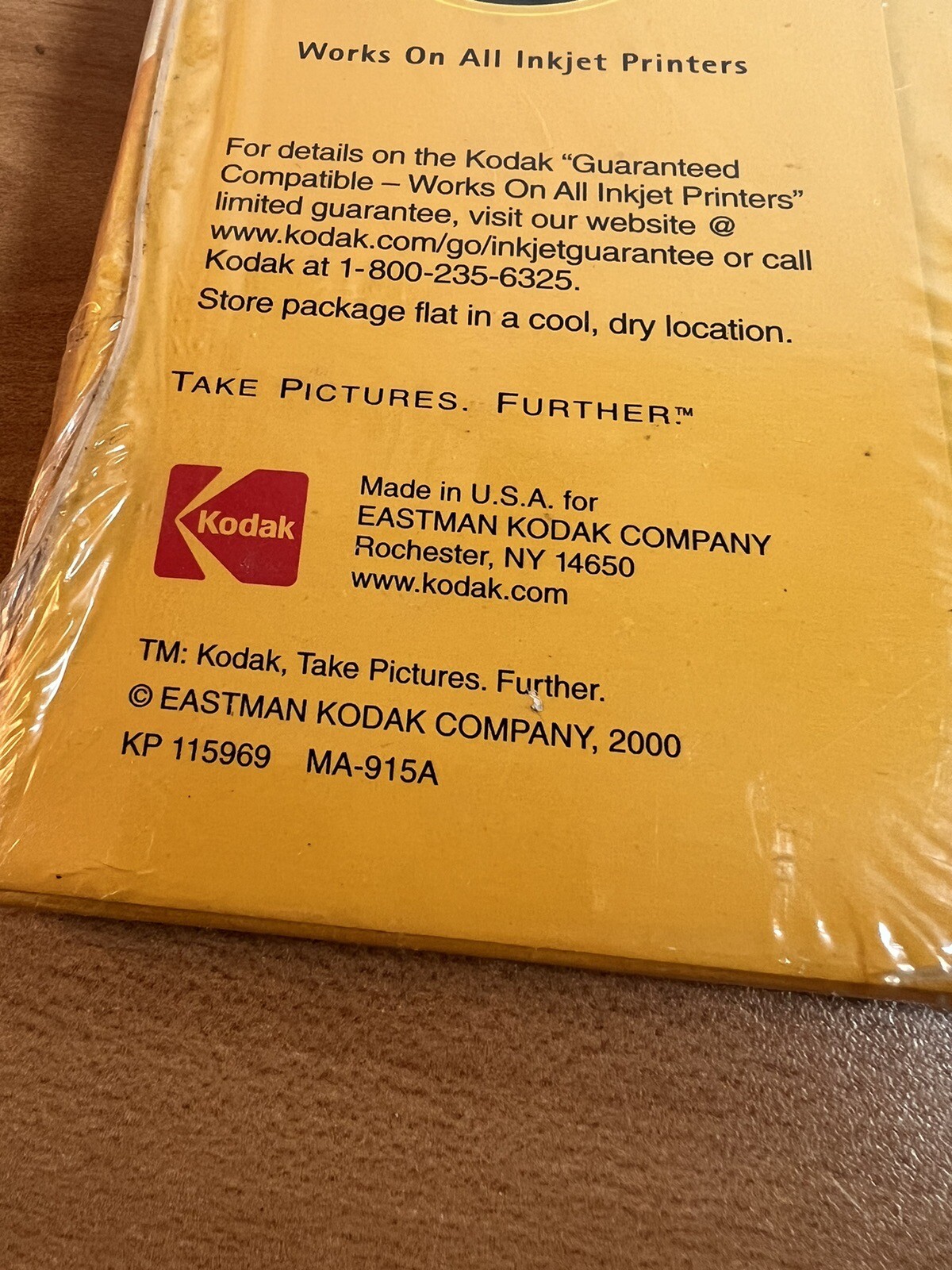 Kodak Premium Matte Half-Fold Greeting Cards 20 Cards and Envelope, Inkjet NEW