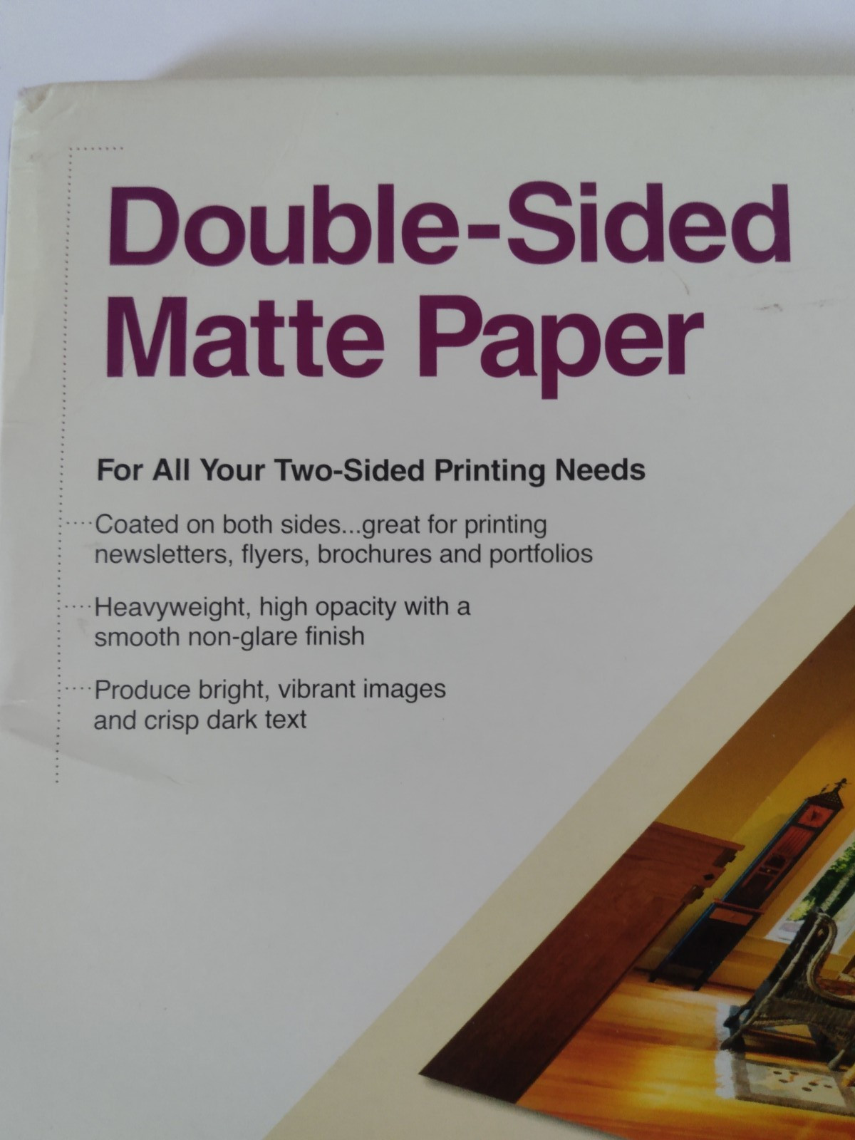 NEW Epson Photo Quality Inkjet Paper Double-Sided Matte 8.5×11 S041568 50 sheets