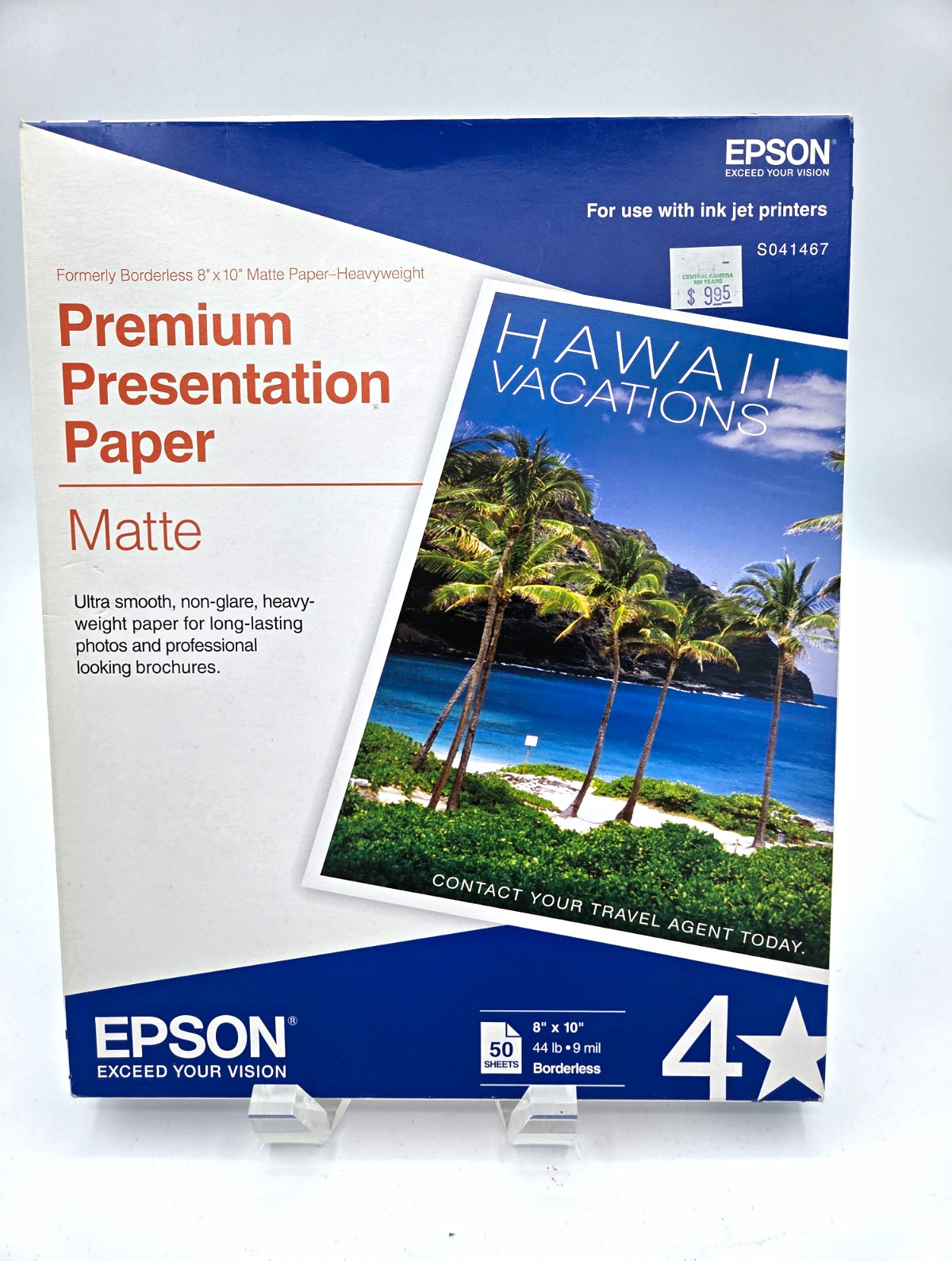 Epson Premium Presentation Paper Matte – NEW Factory Sealed – 8″ x 10″ 50 Sheet