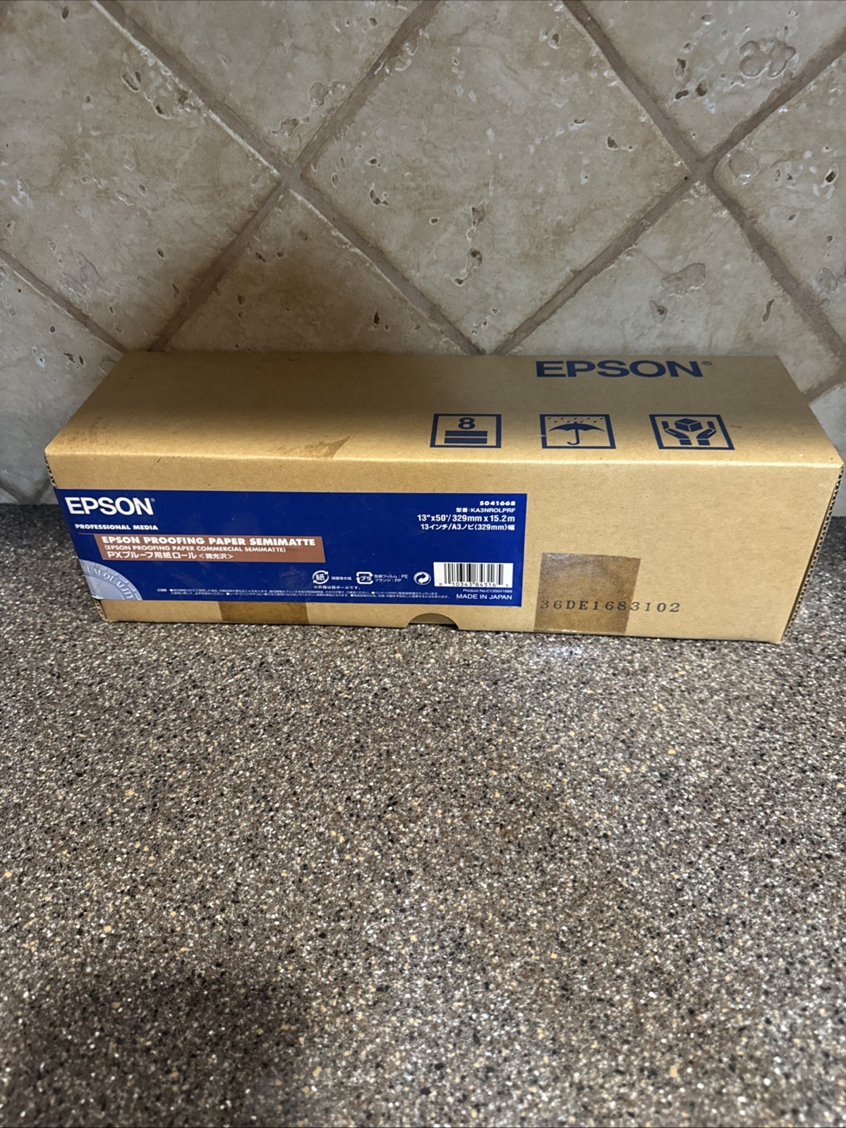 EPSON Proofing Paper Semimatte S041668 13″x50″ 329mmx 15.2m SO41668 New