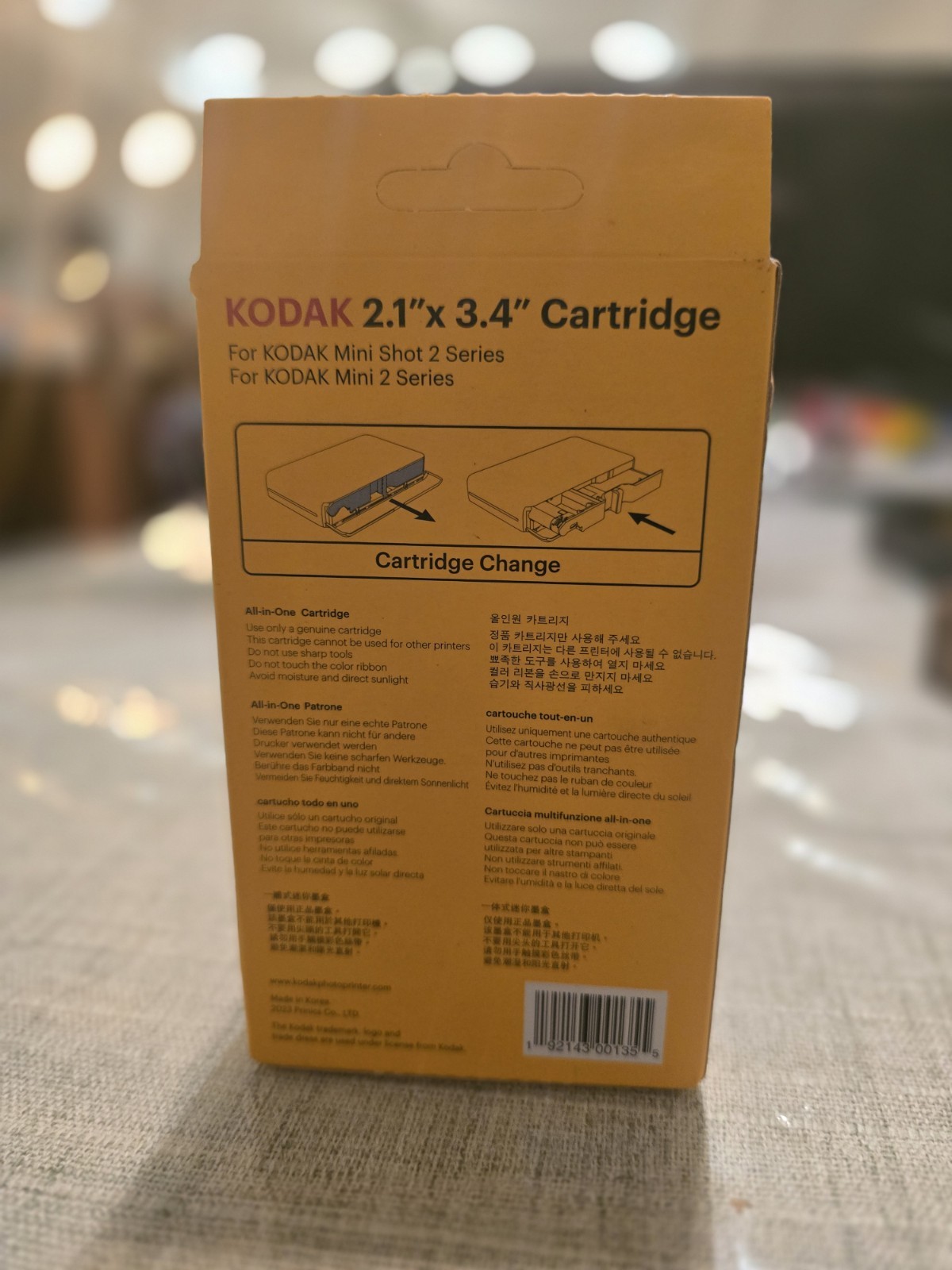 Kodak Cartridge 2.1 X 3.4 30 Sheets For Kodak Mini Shot 2 Series New Torn Box
