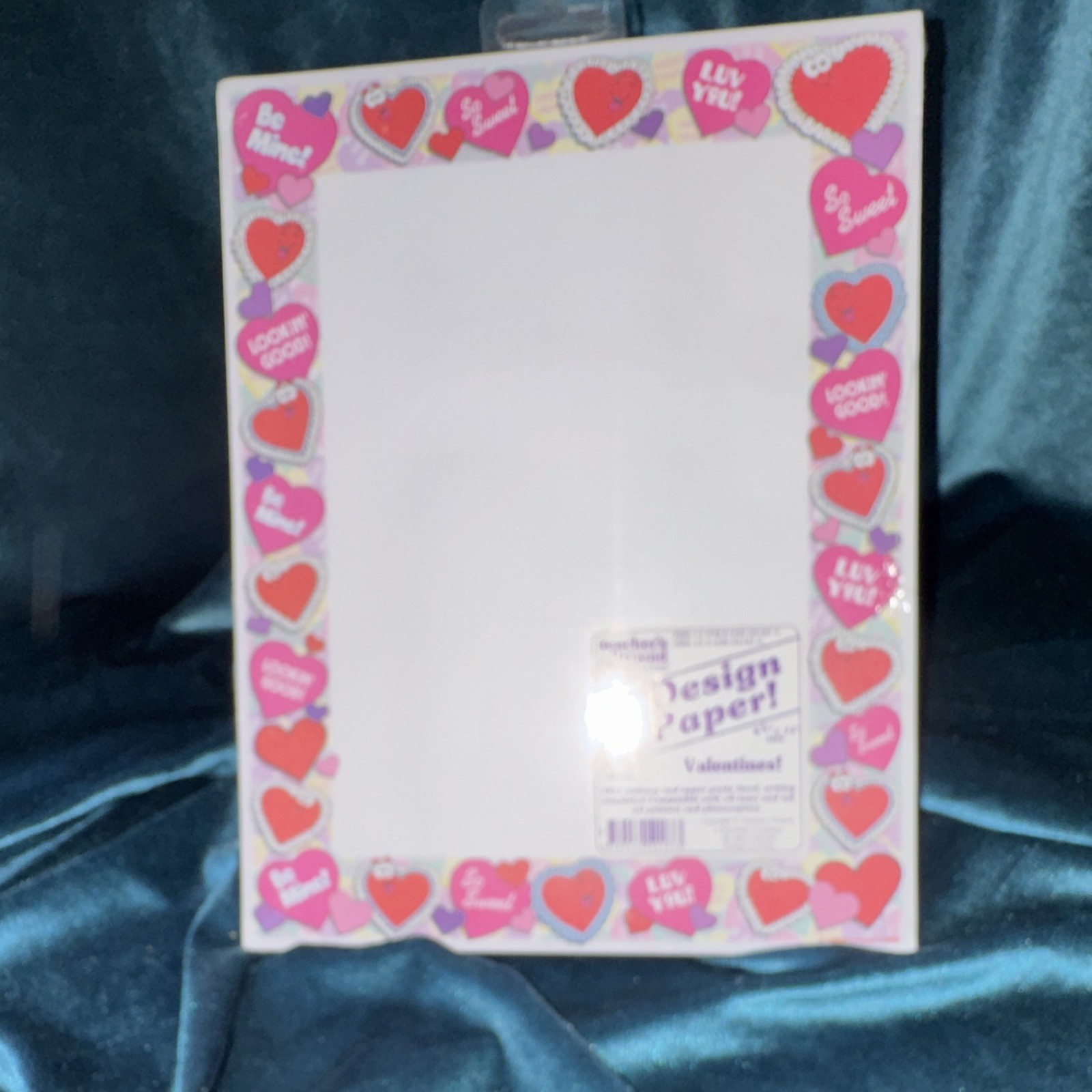 Teacher’s Friend Valentines Design Paper 50 Sheets 8.5×11 Acid Free TF3532