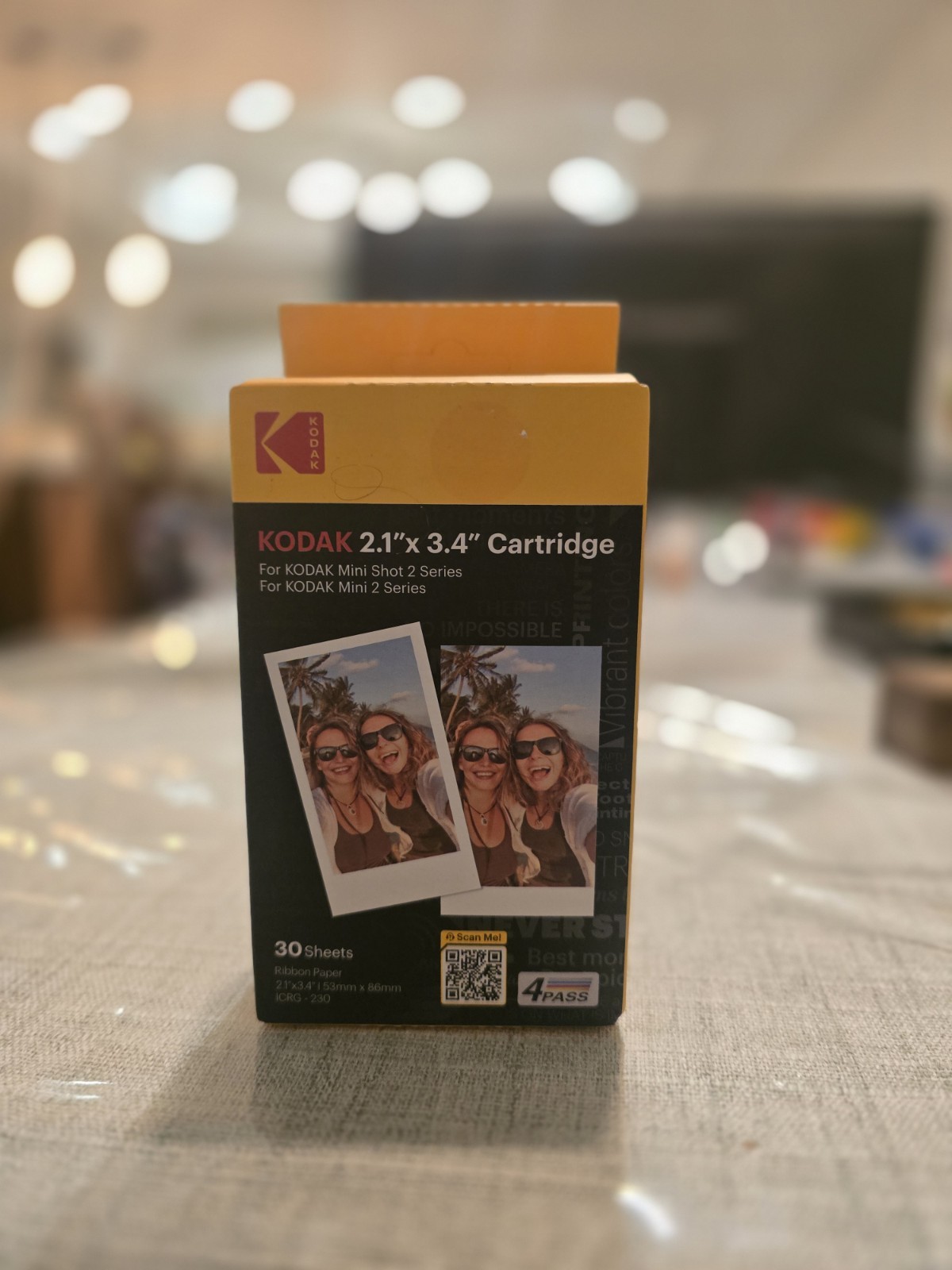 Kodak Cartridge 2.1 X 3.4 30 Sheets For Kodak Mini Shot 2 Series New Torn Box