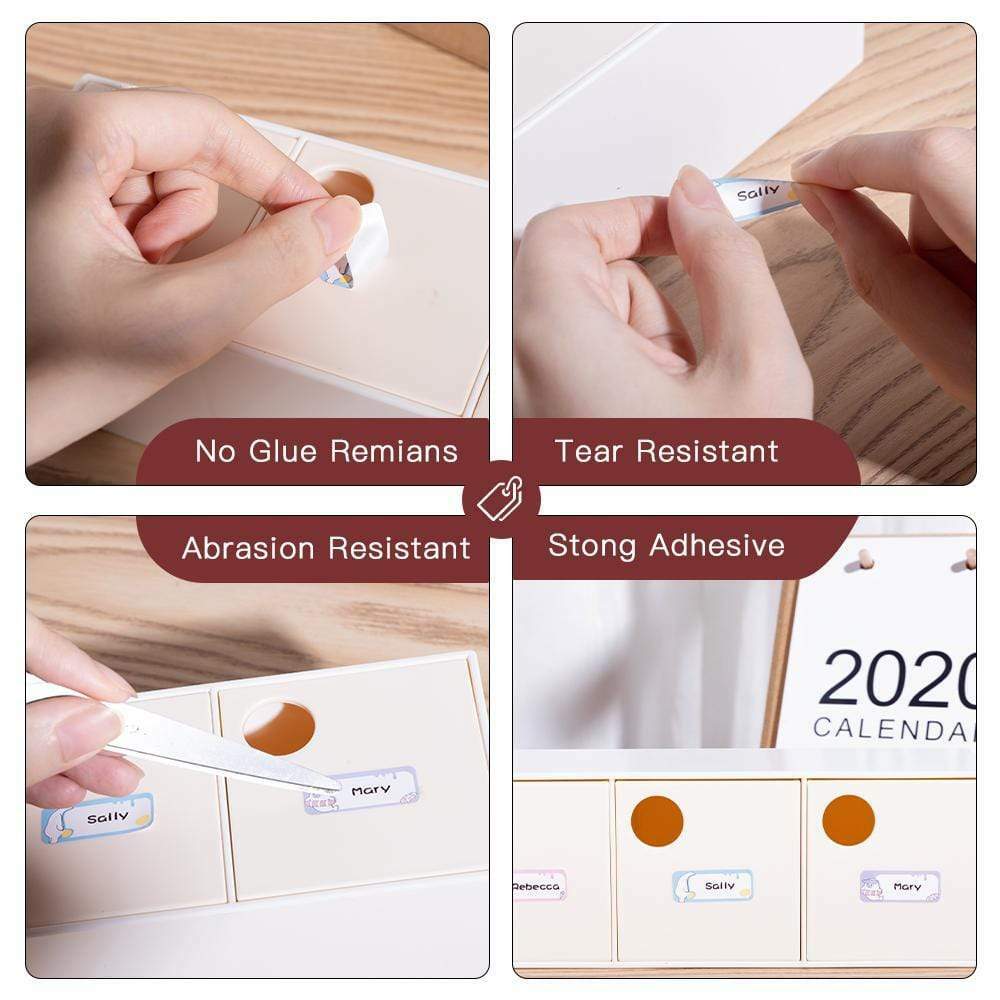Phomemo Square Self-Adhesive Thermal Label Tape Sticker Paper for D30 Printer
