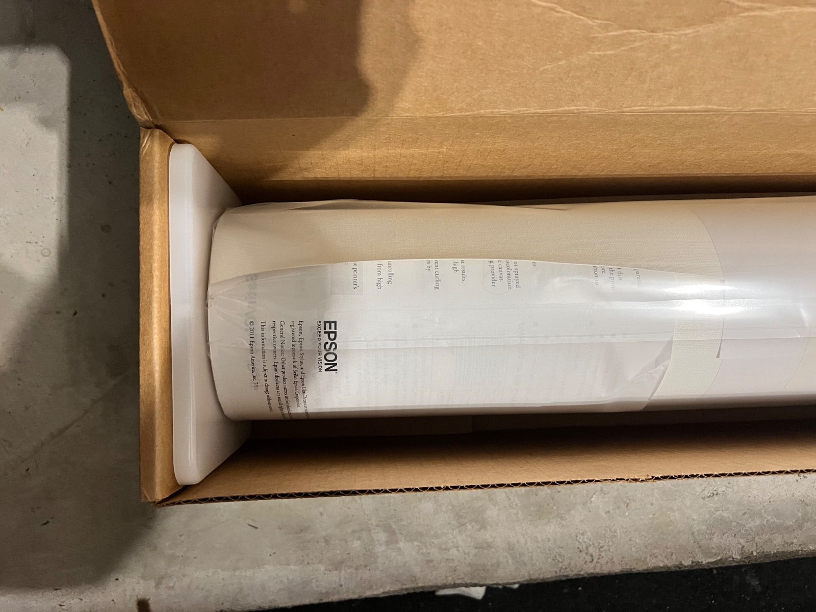 Epson Exhibition Canvas Satin 24” x 40’ Roll – S045250 (New, Sealed)