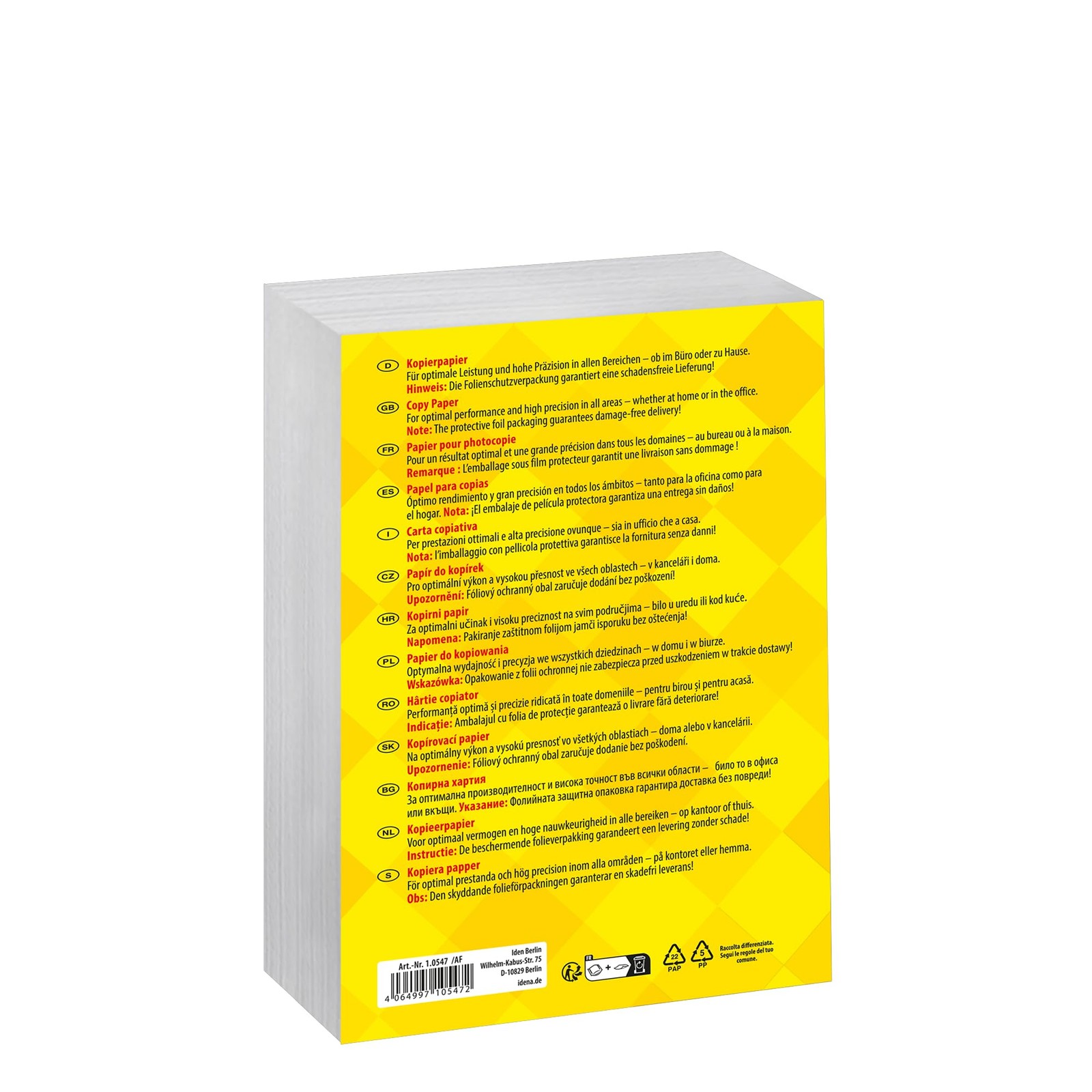 90951 Copy Paper A5, 10 Packs of 500 Sheets 80gsm, White Printer P…