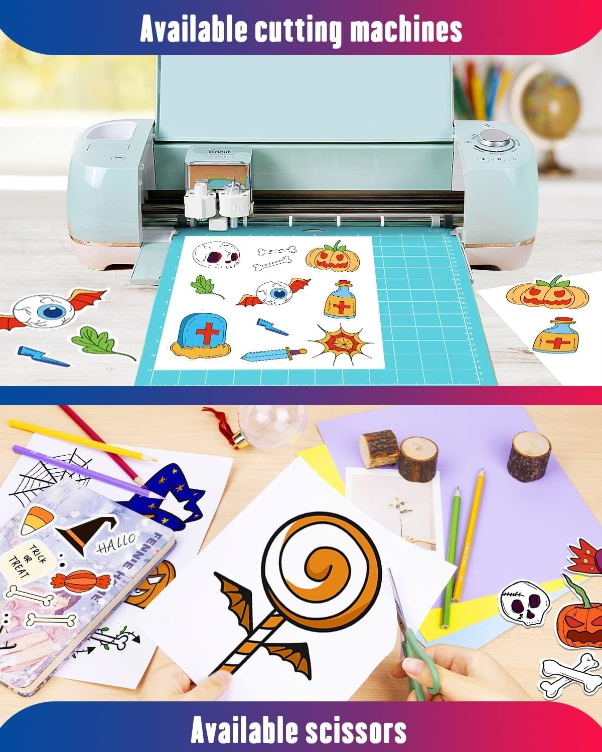 Glossy Sticker Paper Printable Vinyl for Inkjet Printer Adhesive White Decals…