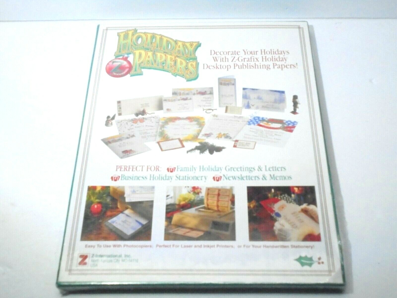 Christmas Snowman Stationery Letterhead Printer Paper 100 Sheets 8.5″ x 11″ NEW