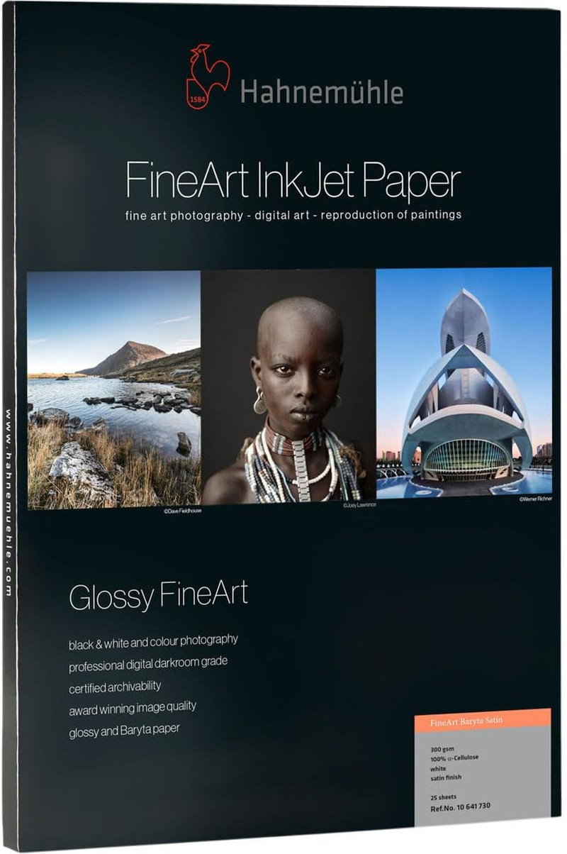 8.5 X 11″ Fineart Baryta Satin Paper (25 Sheets)