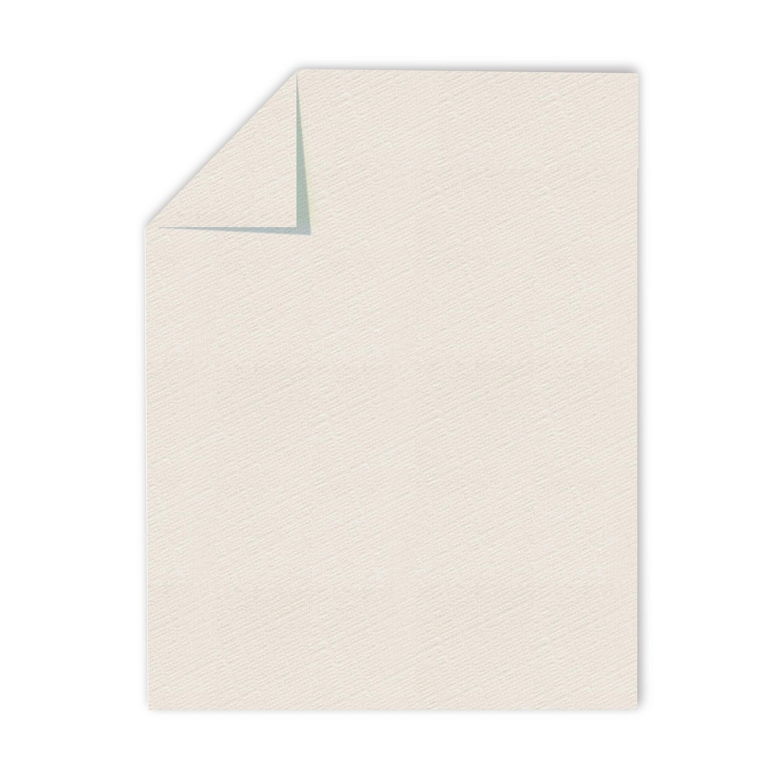100 PCS Resume Paper 8.5×11 Inch Almond 32lb 100 Cotton Recycled Stationery