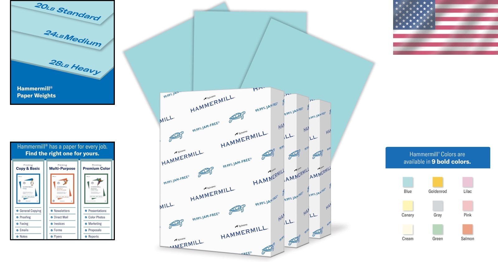 Colored Paper Variety Pack – 1500 Sheets