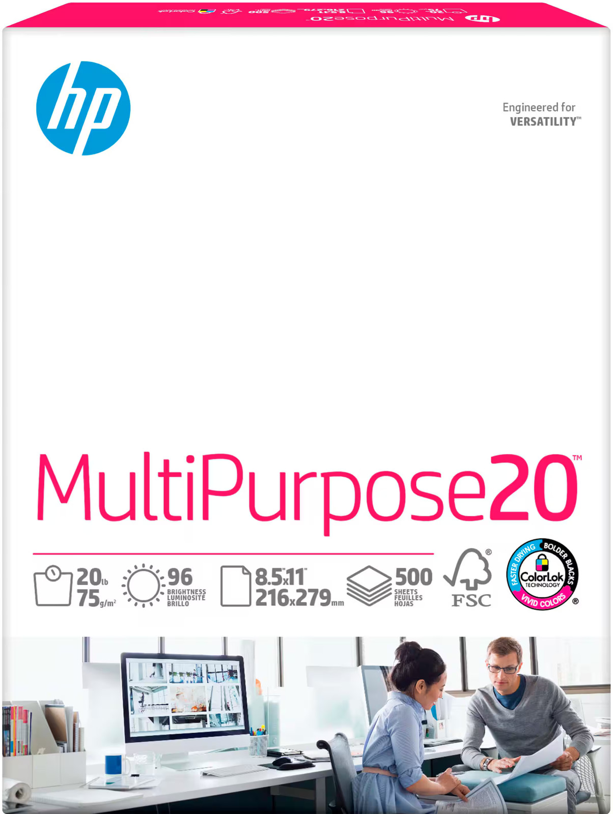 HP – Everyday Copy & Multipurpose Paper – White