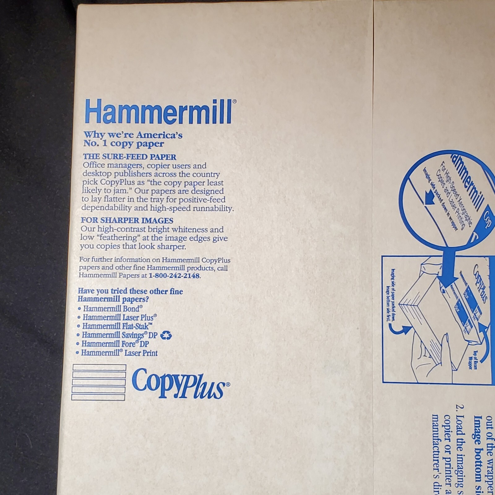 Hammermill Copyplus 8-1/2 x 14 legal white 20 lb paper 500 sheets new sealed