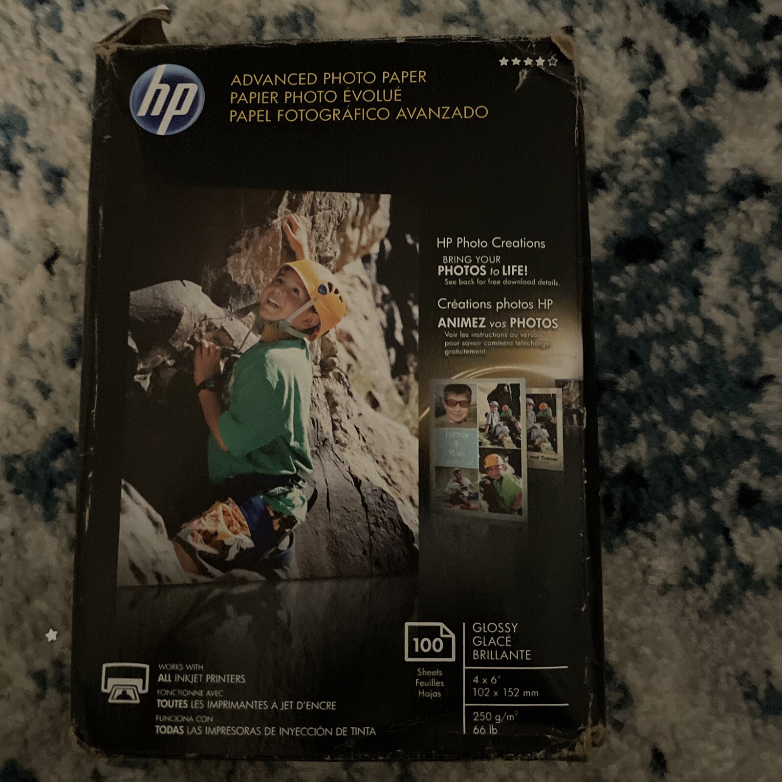 Hewlett Packard Q6638A 4 x 6 inch Glossy Printer Paper – 100 Sheets