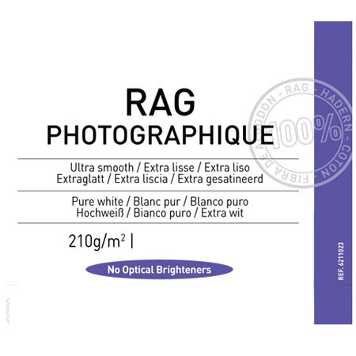 Canson Infinity Rag Photographique Fine Art Paper, 210 Gram, 11 x 17 Inch, 25 Sh