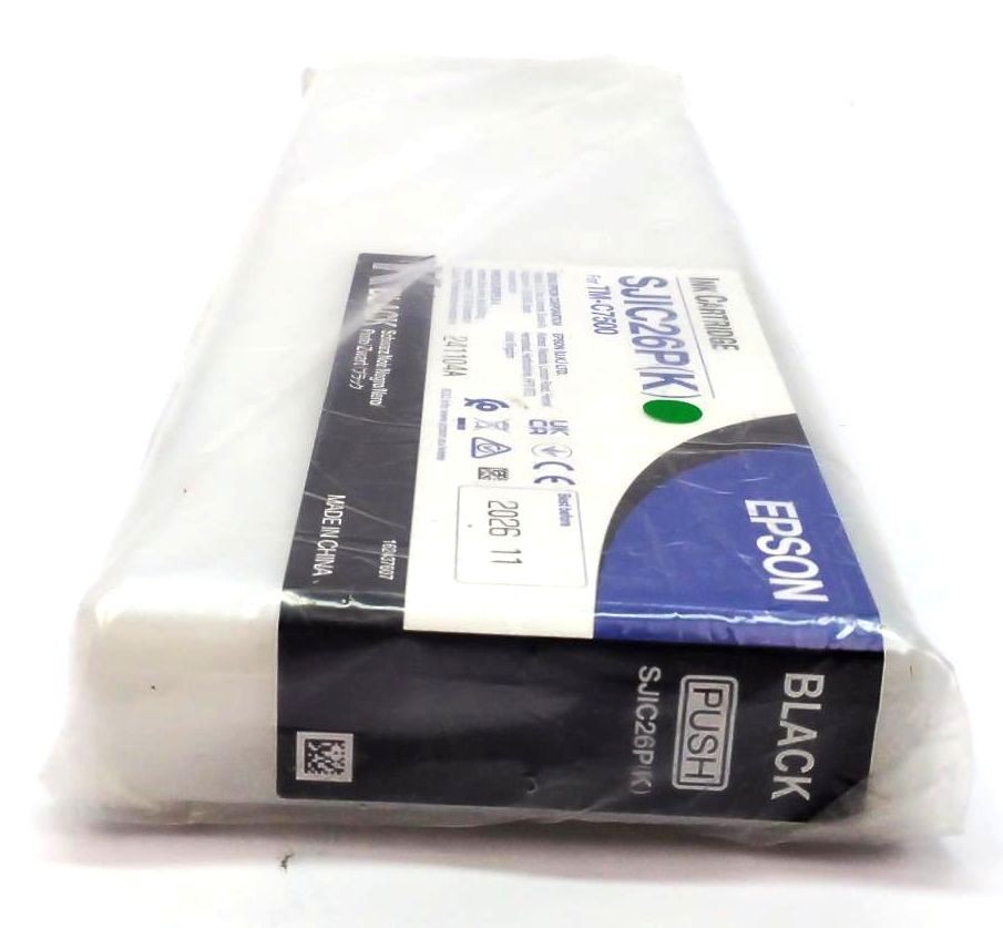 Epson ColorWorks TM-C7500 Ink Cartridge SJIC26P(K) Black Genuine OEM