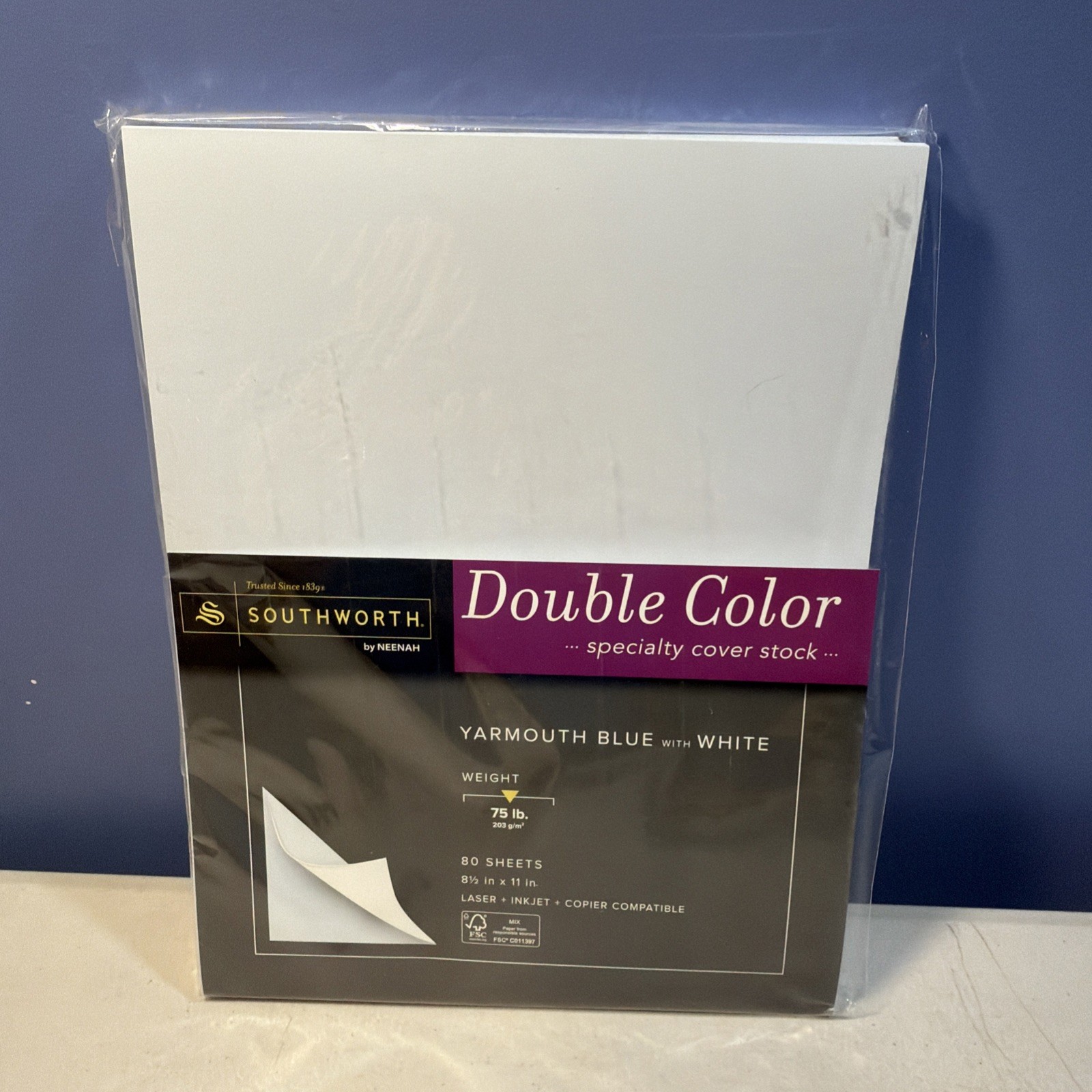 Specialty Printer Paper Lot: Staples Photo Supreme Matte & Southworth CoverStock