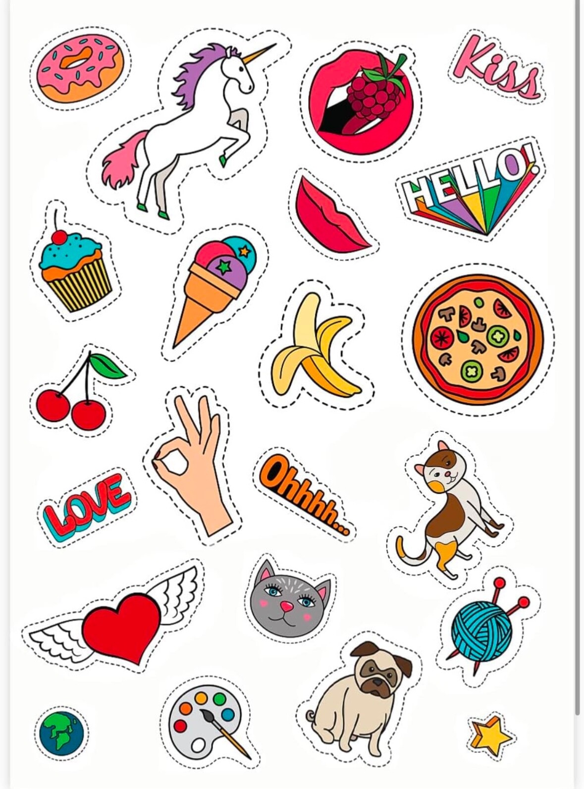 Sticker paper for inkjet printer 8×12 (200 sheets)