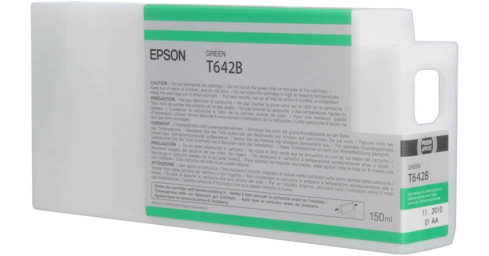 Epson T642 UltraChrome HDR 150 mL Green Magenta Ink Cartridge [T642B00]