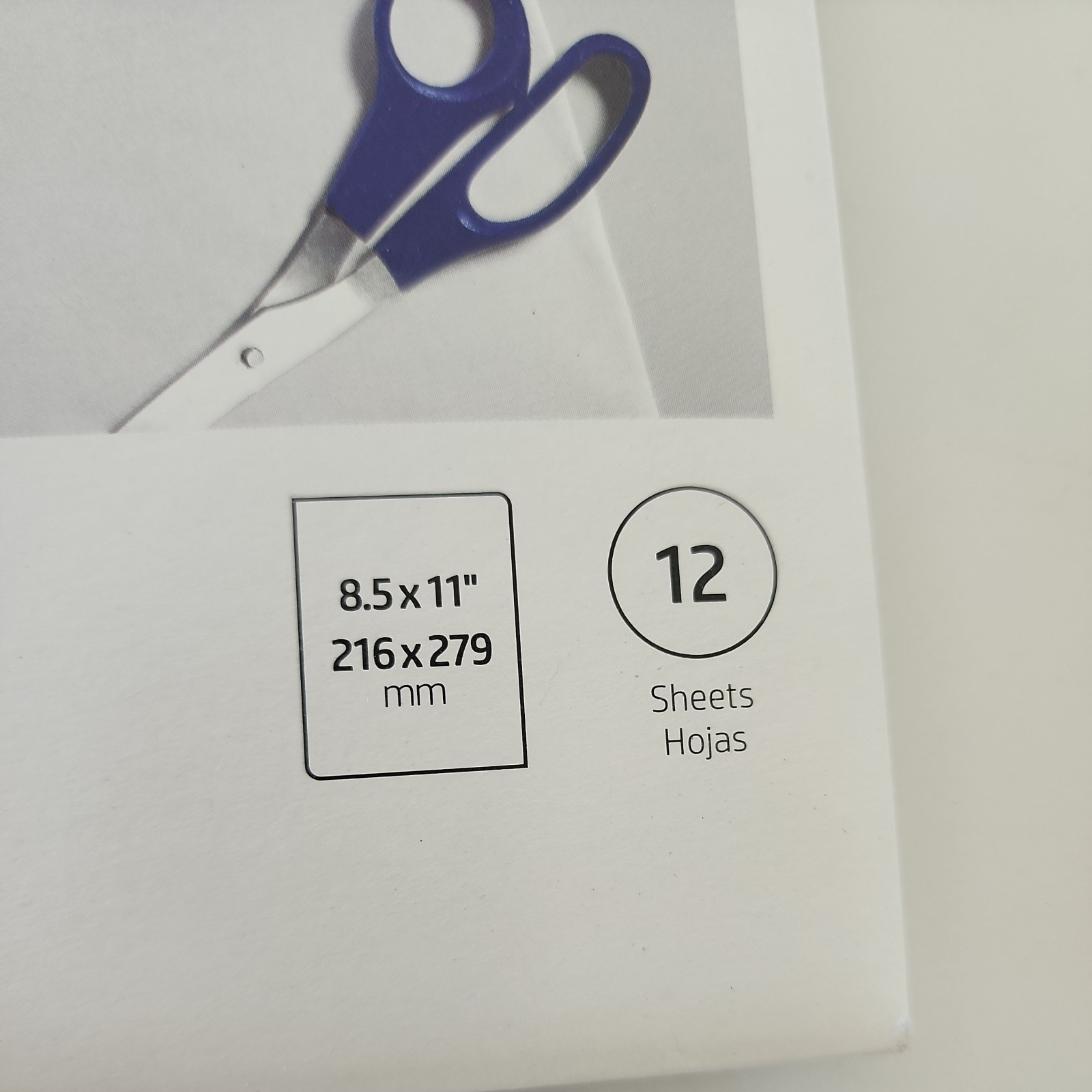 HP Inkjet Iron-on Transfers – 12 Sheets – 8-1/2″ x 11″ lot of 3