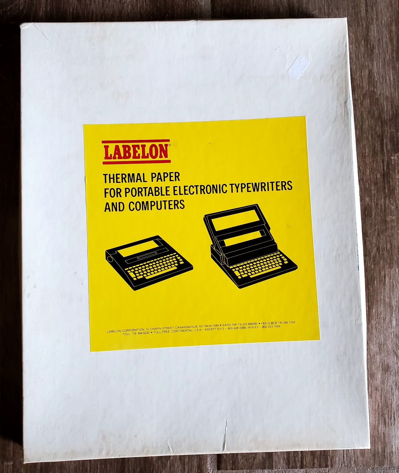 Vintage Thermal Printer Paper For Electronic Typewriters & Computers Open Box
