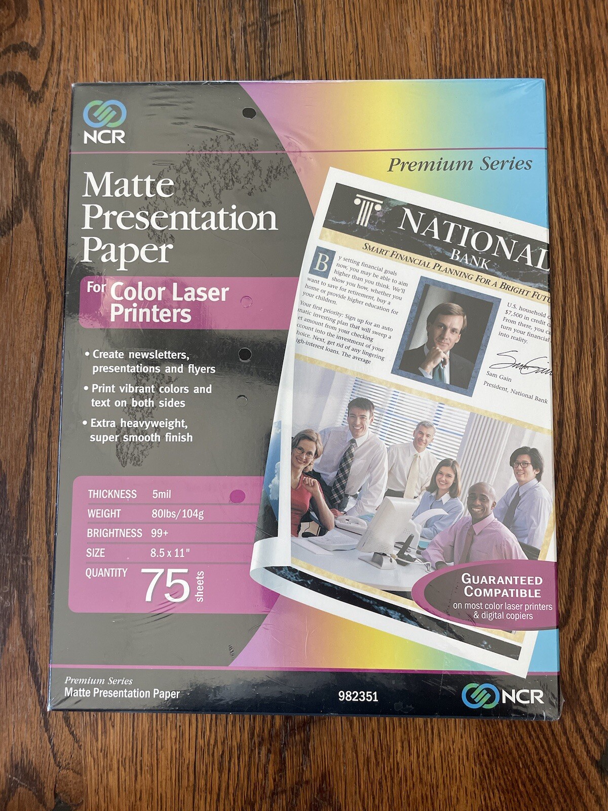 NCR Matte Presentation Paper For Color Laser 65 Sheets