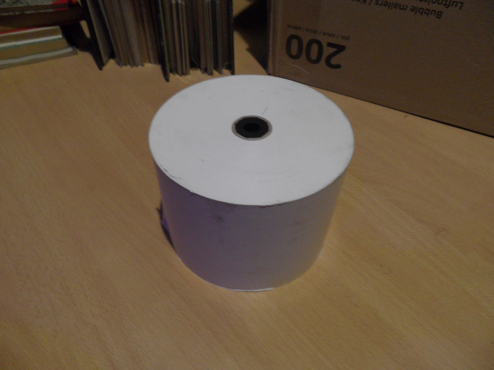 Thermal Paper Roll 15cm Diameter Width 11.5cm Axis 15mm Cardboard Core