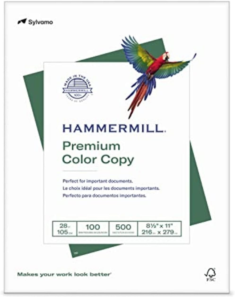 Jam-Free Color Copy Paper – 100 Brightness – 28 lb – 1 Ream